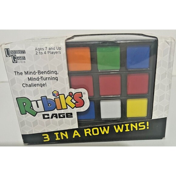 Rubik`S Cage Game Rubiks Cube Action 2 To 4 Players Strategy Brain Teaser Game - Picture 9 of 10